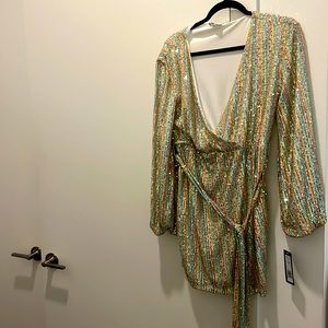Bebe - Sequin Mini Dress